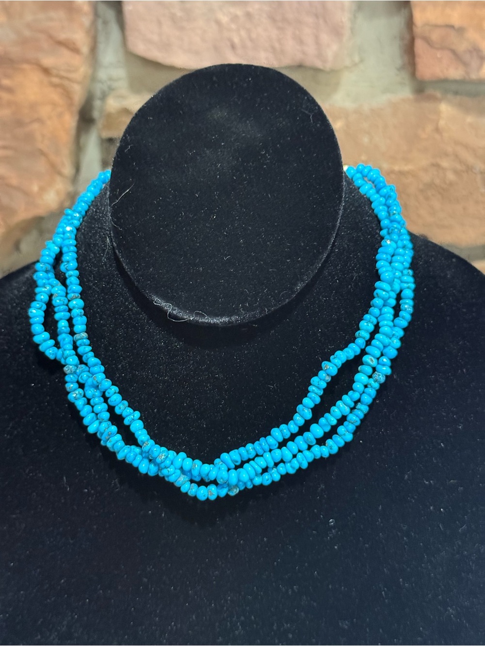 Sleeping Beauty Turquoise Beaded Multi-Strand Necklace - Women's Jewelry